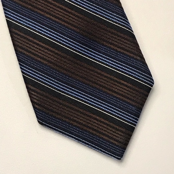 Ben Sherman 100% Silk Striped Necktie - Picture 9 of 9